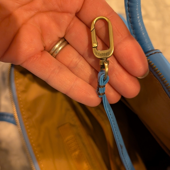 NEW, HOBO Sheila Medium Satchel Bag in Blue Tranquil - Picture 9 of 10